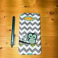 Capa telefone híbrida Samsung Galaxy Grand Prime coruja zig zag com caneta stylus comprar usado  Enviando para Brazil