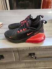 Nike Air Max 270 Preto/Vermelho Infantil Tamanho 3.5Y COMBO DE CORES RARAS , usado comprar usado  Enviando para Brazil