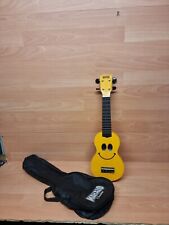 MAHALO U-Smile Soprano Ukulele with Travel Bag Yellow Excellent condition for sale  Shipping to South Africa