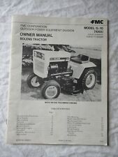 FMC Bolens G-10 1055 G10 1973 tractor césped y jardín manual del propietario segunda mano  Embacar hacia Argentina