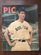 Escassa revista 1947 PIC Ted Williams Red Sox beisebol Hayworth moda pesca comprar usado  Enviando para Brazil