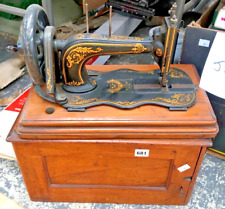 Antique Singer 12k Sewing Machine fiddle based & cased & shuttle bobbin as pics for sale  Shipping to South Africa