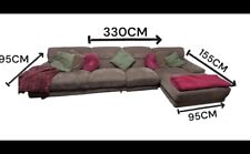 Modern shaped sofa for sale  OLDHAM