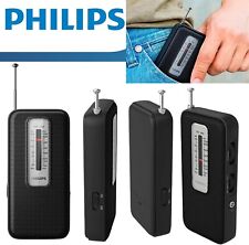 Rádio de bolso portátil Philips AM FM operado por bateria, transistor compacto AM FM comprar usado  Enviando para Brazil