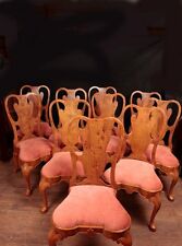 Queen Anne Dining Chairs - Set 10  Walnut Diners for sale  Shipping to South Africa