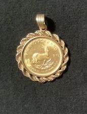 Krugerrand coin pendant for sale  Clearwater