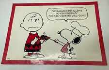 Pôster vintage 1958 Peanuts Schulz Charlie Brown Snoopy Cooking 20x14 comprar usado  Enviando para Brazil