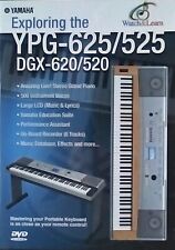 DVD de aprendizado Yamaha para teclados eletrônicos YPG-625, YPG-525, DGX-620 e DGX-520 comprar usado  Enviando para Brazil