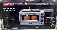Máquina de café da manhã AR+Cook torradeira 3 em 1 forno/cafeteira/chapa, usado comprar usado  Enviando para Brazil