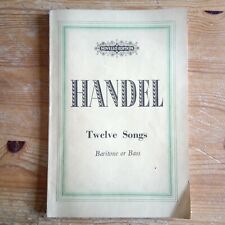 Handel twelve songs for sale  WOODBRIDGE