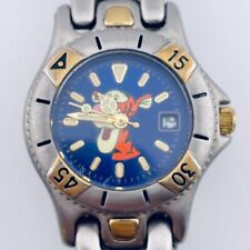 Vintage Disney Store Tigger Two Tone Quartz Watch w/New Battery 90's, used for sale  Shipping to South Africa