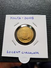 Malta cent 2008 usato  Aprilia