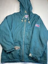 Used, philadelphia eagles pro line by starter jacket green mens large lined BACK LOGO for sale  Vashon