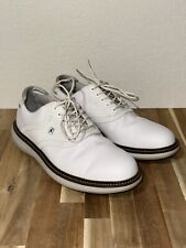 FootJoy Traditions White Leather Spiked Golf Shoes 57903 • Mens Size 9 for sale  Shipping to South Africa