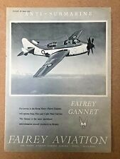 1953 aircraft advert for sale  BRIGHTON