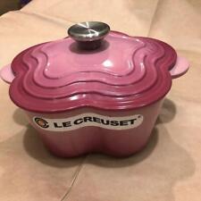 Creuset cocotte fleur d'occasion  Expédié en Belgium