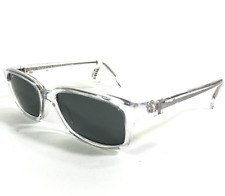 Óculos de sol Morgenthal Frederics 706 342 armação retangular transparente com lentes pretas, usado comprar usado  Enviando para Brazil