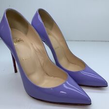 Christian Louboutin Women’s Pigalle Patent Leather Pumps Size 38.5 UK 5.5 Purple, used for sale  Shipping to South Africa