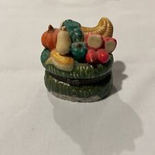 Cornucopia basket trinket for sale  Bay