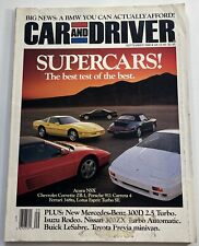 Revista Car & Driver De Colección Septiembre 1990 Acura Chevrolet Corvette Porsche 911 segunda mano  Embacar hacia Argentina