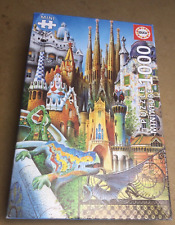 Collage rompecabezas miniatura Educa Gaudí # 11874 1000 piezas completo segunda mano  Embacar hacia Argentina