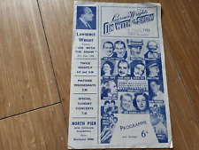 Programme lawrence wright for sale  THORNTON-CLEVELEYS