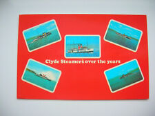 Clyde steamers postcard for sale  FALKIRK