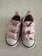 Zapatos Converse rosa niña pequeña talla 6, usado segunda mano  Embacar hacia Argentina