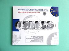 Silber gedenkmünzenset 2010 gebraucht kaufen  Bickenbach