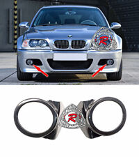 Compatível com 99-06 BMW E46 M3 para-choque dianteiro somente farol de neblina tampa de acabamento redondo (ABS), usado comprar usado  Enviando para Brazil