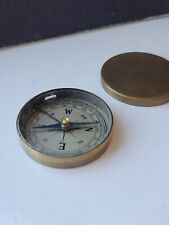 Antique brass compass for sale  CHATHAM