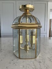 Brass ceiling lamp for sale  TIVERTON