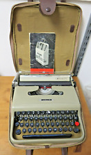 Vintage Olivetti Lettera 22 Typewriter In Portable Carry Case + Manual for sale  Shipping to South Africa