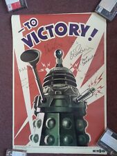 Victory poster signed for sale  LONDON