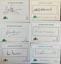 Cricket australia autographs for sale  BUSHEY