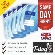 Temperature log book for sale  Shipping to Ireland