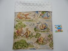 Baby Blanket Winnie the Pooh Classic 90cm x 70cm (36"x 26") Minkee Dot Back   for sale  Shipping to South Africa