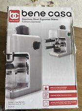 Bene Casa Red Steam Espresso Maker 4 Cups  Milk Frother  for sale  Shipping to South Africa