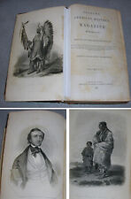 Usado, Antiguo libro de revista americana Graham's Poe primera edición ilustrado con placas 1845 segunda mano  Embacar hacia Argentina
