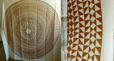 *VENDA ALEXANDER GIRARD MOSAICO ESTAMPA SELVEDGE ASSINADO VINTAGE TECIDO HERMAN MILLER comprar usado  Enviando para Brazil