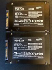 Unidades de estado sólido SATA Samsung SSD 850 EVO 1TB e 500GB 2,5" comprar usado  Enviando para Brazil