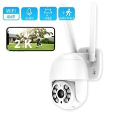 Caméra de surveillance extérieure WiFi 360° PTZ HD 4MP Vision nocturne Alarme comprar usado  Enviando para Brazil