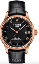 Relógio Tissot T0064073605300 tom ouro rosa Le Locle Powermatic 80 pulseira de couro, usado comprar usado  Enviando para Brazil