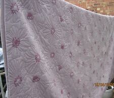 Bedspread pink embroidered for sale  OXFORD