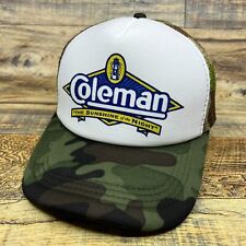 Coleman Mens Trucker Hat Navy Snapback Tactical Tent Hunting Fishing Ball Cap for sale  Shipping to South Africa