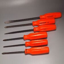 Lote 6 chaves de fenda vintage artesão profissional laranja alta visibilidade EUA WF K comprar usado  Enviando para Brazil
