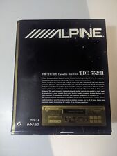 Alpine TDE-7528R NIB Tape Tuner Car Hifi Old School ""Max Tune R"" RDS 25Wx4, used for sale  Shipping to South Africa