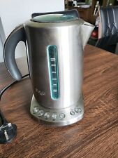 Sage BKE820UK 3kW 1.7L The Smart Kettle - Stainless Steel Spares Or Repairs  for sale  Shipping to South Africa