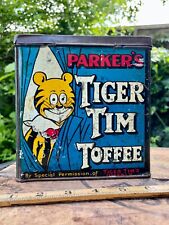 Usado, Parker's Tiger Tim Bruin Meninos Loja de Quadrinhos Exibição Publicidade Lata de Café c1920s comprar usado  Enviando para Brazil