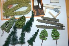 JOB LOT OF OO HO GAUGE TREES,WALLS AND HEDGES FOR TRAIN LAYOUTS   for sale  CHESSINGTON